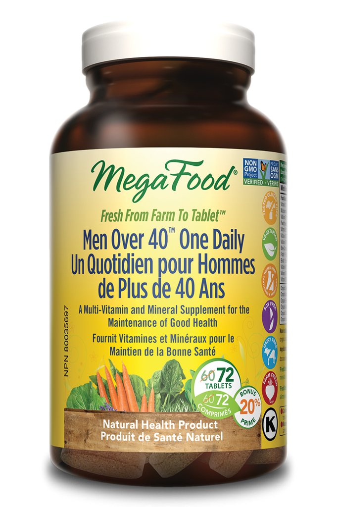 Megafood Men Over 40 One Daily (72 Tablets) - Lifestyle Markets