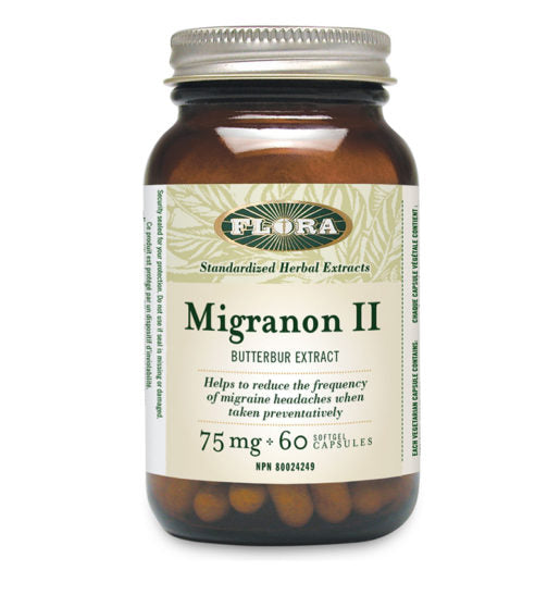 Flora Migranon II Butterbur Extract (75mg) (60 SoftGel) - Lifestyle Markets