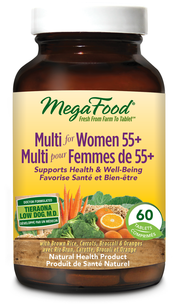 MegaFood Multi For Women 55+ (60 Tablets) - Lifestyle Markets