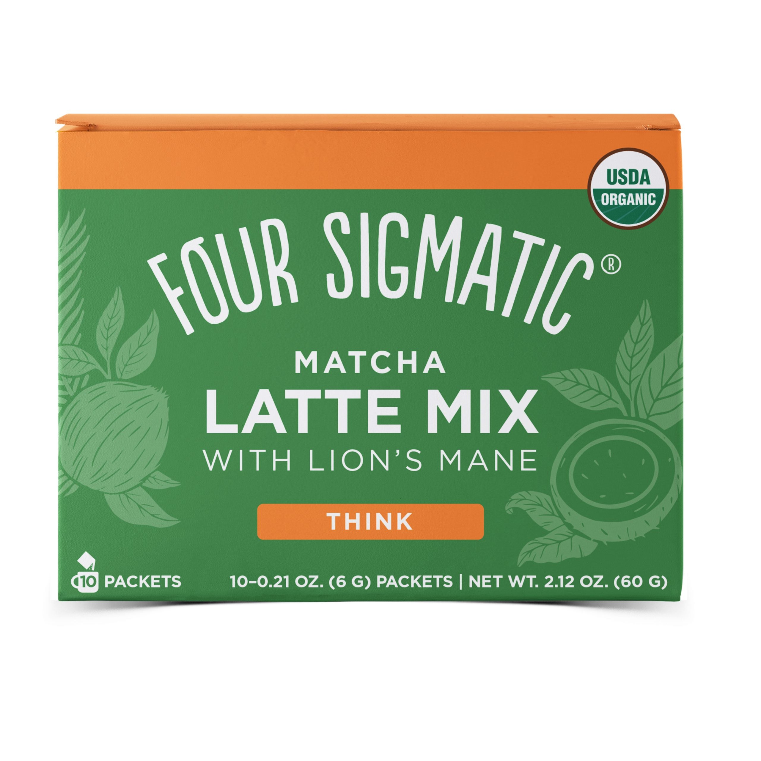 Four Sigmatic Matcha Latte Mix w/ Lion's Mane - 10 sachets (60g) - Lifestyle Markets