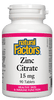 Natural Factors Zinc Citrate (15mg) (90 Tablets) - Lifestyle Markets