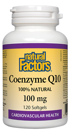 Natural Factors Coenzyme Q10 (100mg) (120 SoftGels) - Lifestyle Markets