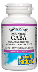 Natural Factors Stess Relax GABA (250mg) (60 VCaps) - Lifestyle Markets