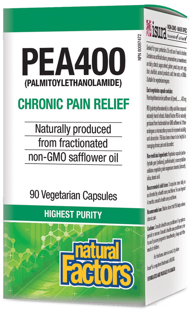Natural Factors PEA400 (90 Vcaps) - Lifestyle Markets