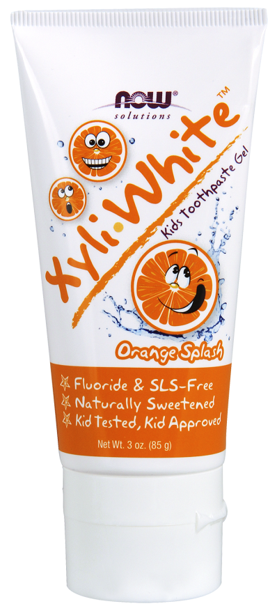 Now XyliWhite Orange Splash Kids Toothpaste Gel (85g) - Lifestyle Markets
