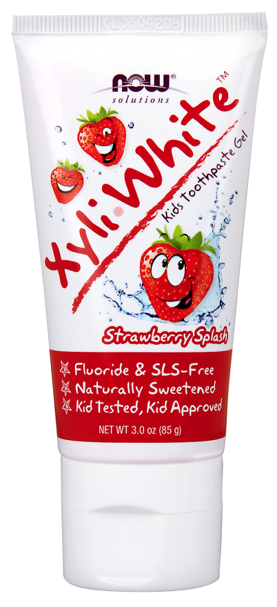 Now XyliWhite Strawberry Kids Toothpaste Gel (85g) - Lifestyle Markets