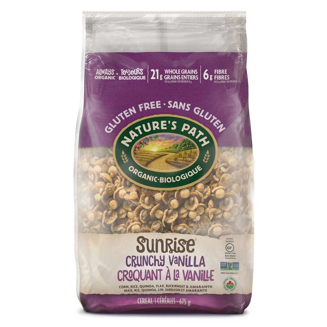 Nature's Path Organic Crunchy Sunrise Vanilla Cereal 675g EcoPac - Lifestyle Markets