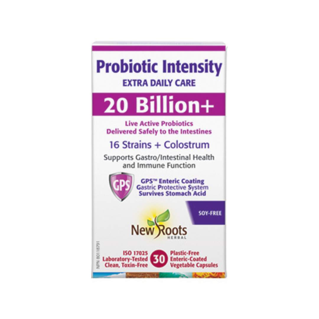 New Roots Probiotic Intensity 20B (30 vcaps) - Lifestyle Markets