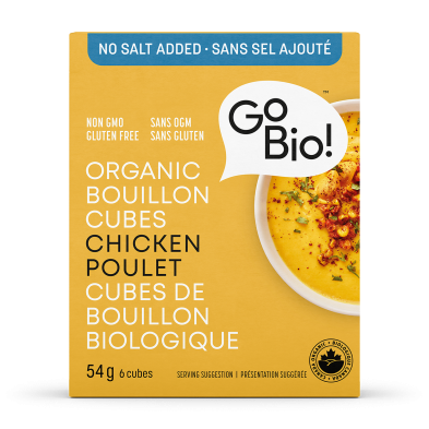 Gobio! Low Sodium Organic Chicken Bouillon (66g) - Lifestyle Markets
