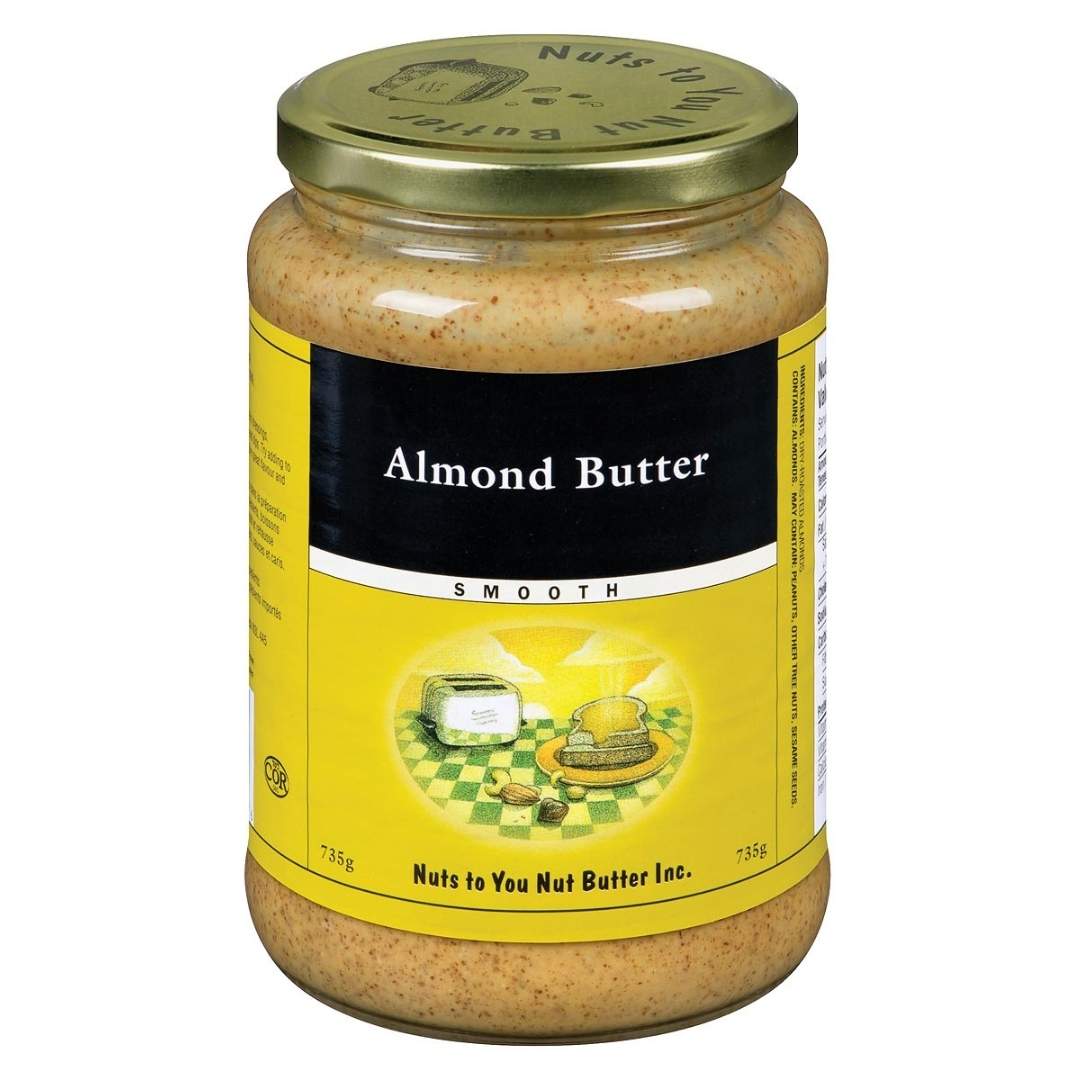 Nuts to You Almond Butter - Smooth (735g) - Lifestyle Markets