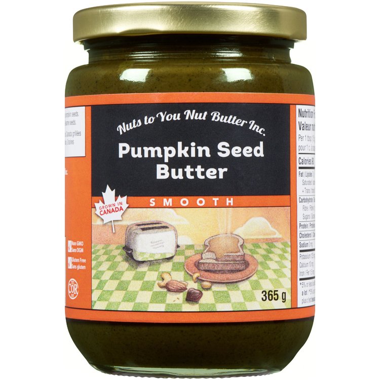 Nuts To You Canadian Pumpkin Seed Butter (365g) - Lifestyle Markets