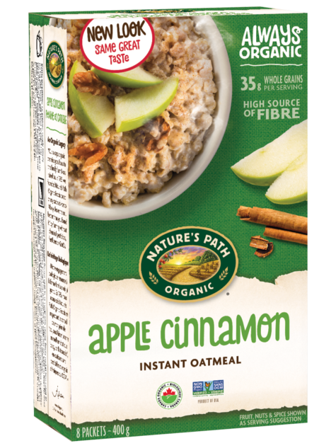 Nature's Path Hot Oatmeal - Apple Cinnamon (400g) - Lifestyle Markets
