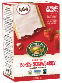 Nature's Path Frosted Berry Strawberry Toaster Pastries (312g) - Lifestyle Markets
