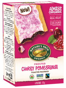 Nature's Path Frosted Cherry Pomegranate Toaster Pastries (312g) - Lifestyle Markets