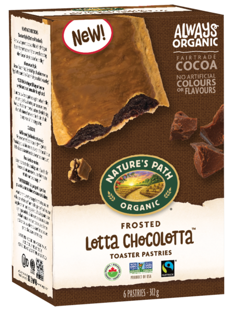 Nature's Path Frosted Lotta Chocolotta Toaster Pastries (312g) - Lifestyle Markets