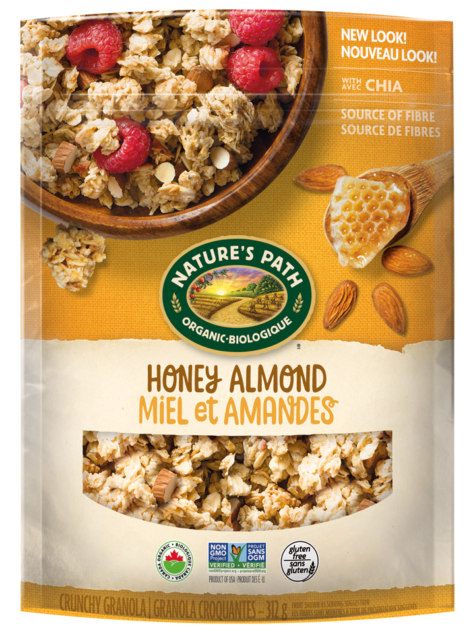 Nature's Path Pure Oats Granola - Honey Almond (312g) - Lifestyle Markets