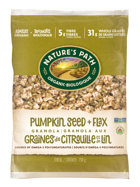 Nature's Path Flax Plus Pumpkin Flax Granola (750g) - Lifestyle Markets