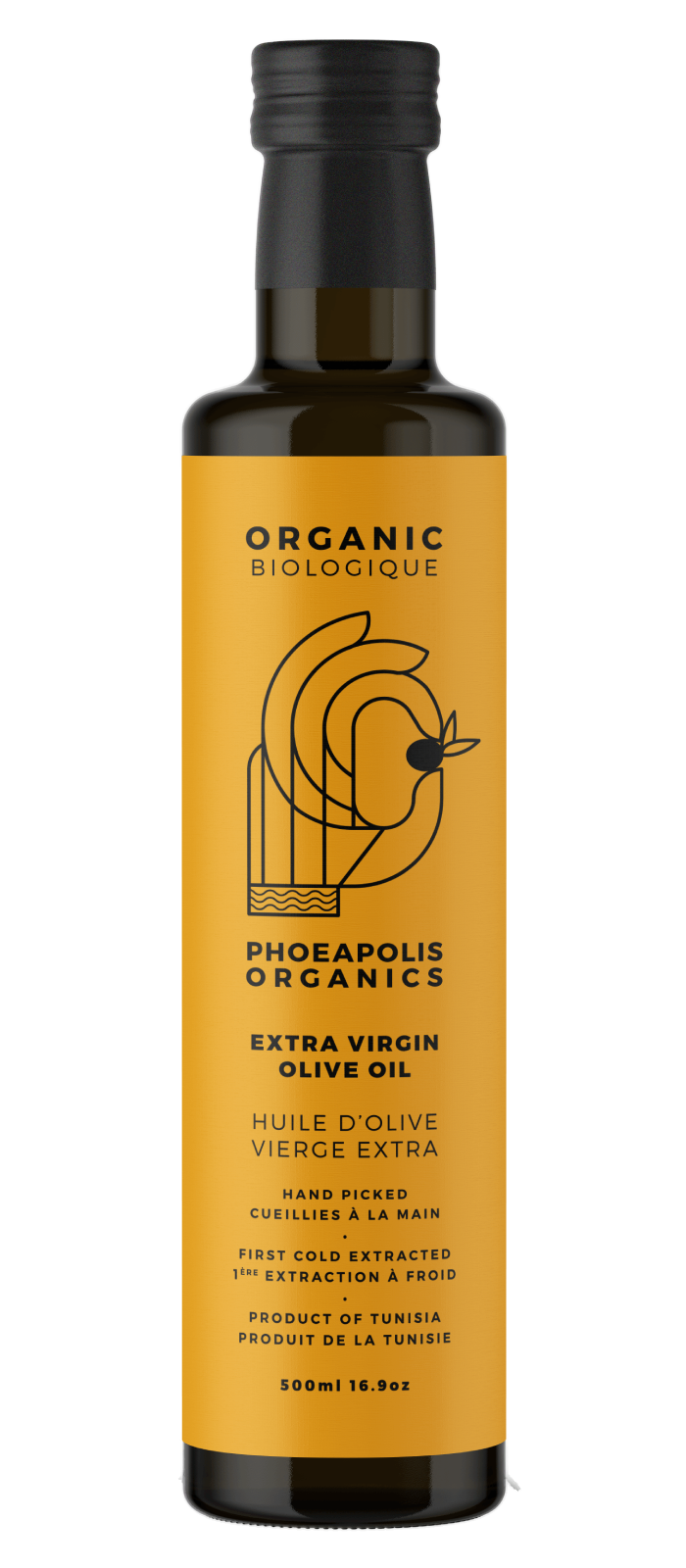 Phoeapolis Organics  Extra Virgin Organic Olive Oil (500ml) - Lifestyle Markets