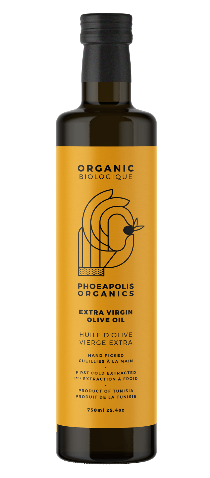 Phoeapolis Organics  Extra Virgin Organic Olive Oil (750ml) - Lifestyle Markets