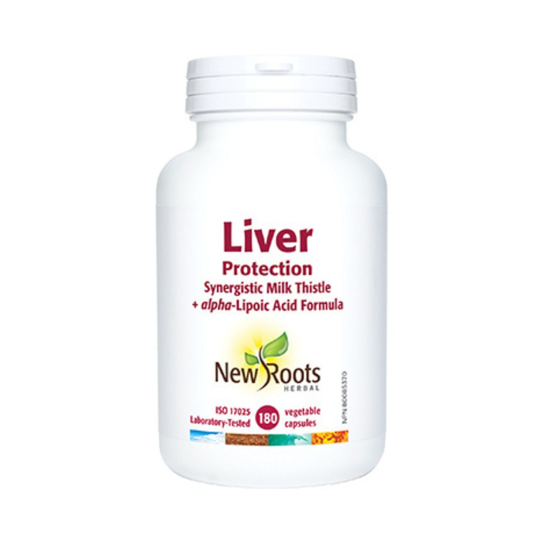 New Roots Liver Protection (Milk Thistle plus Alpha-Lipoic Acid) (180 VCaps) - Lifestyle Markets
