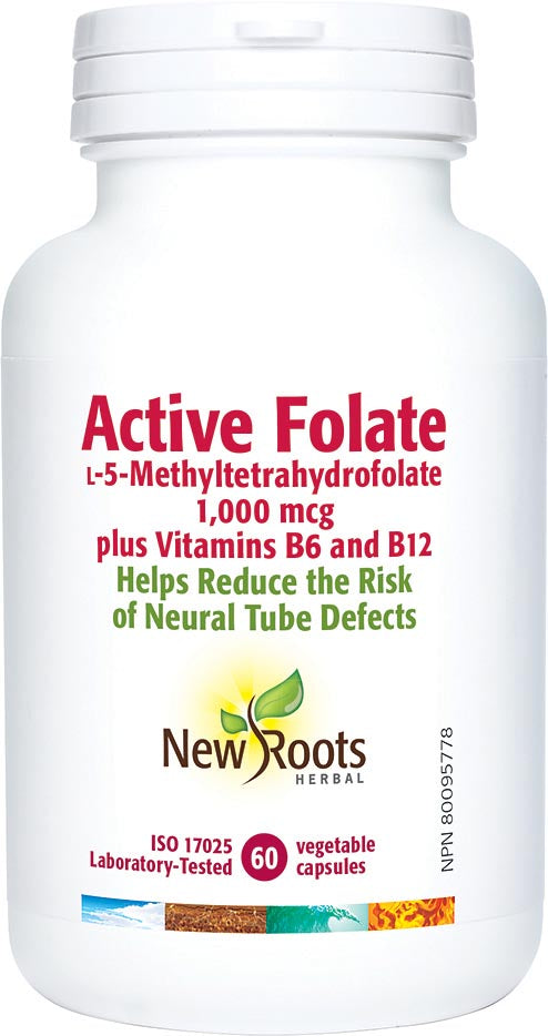 New Roots  Active Folate (60 VCaps) - Lifestyle Markets