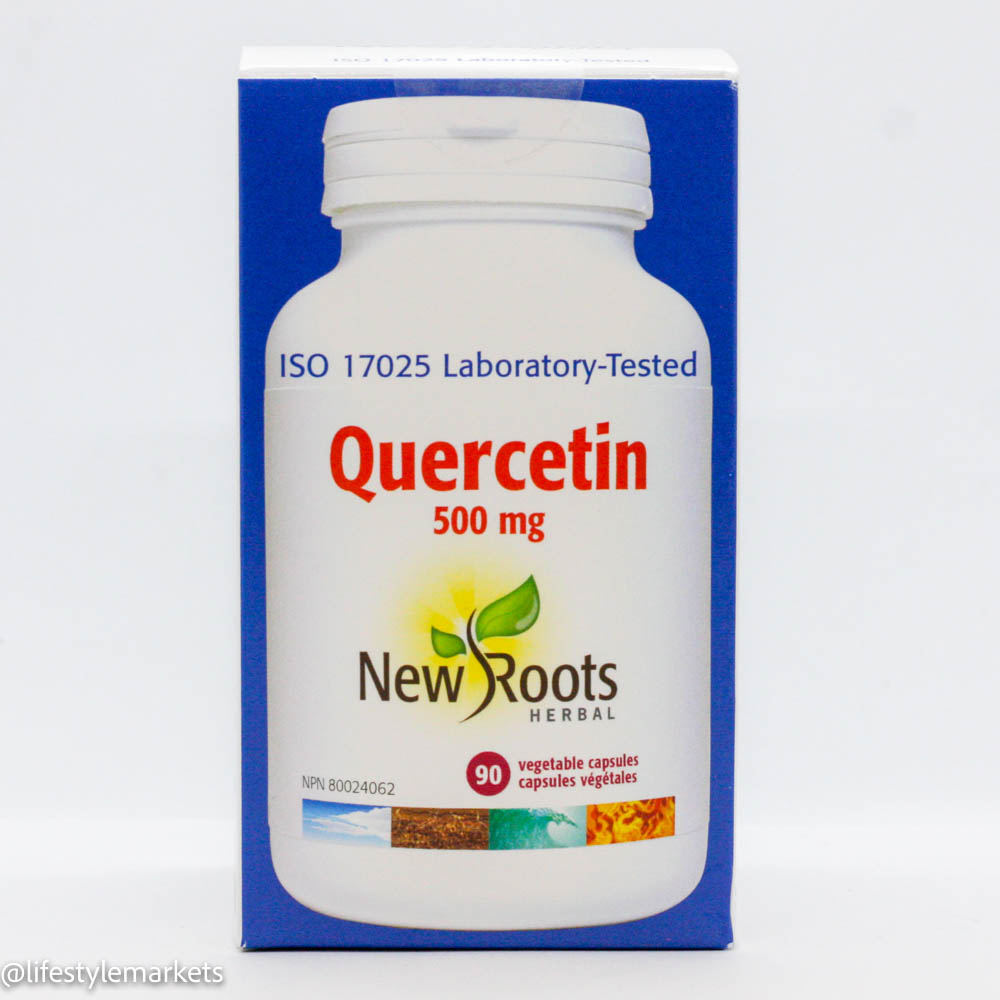 New Roots Quercetin 500mg (90 VCaps) - Lifestyle Markets