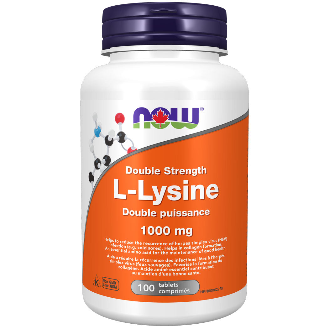 Now L-Lysine (1000mg) (100 Tablets) - Lifestyle Markets