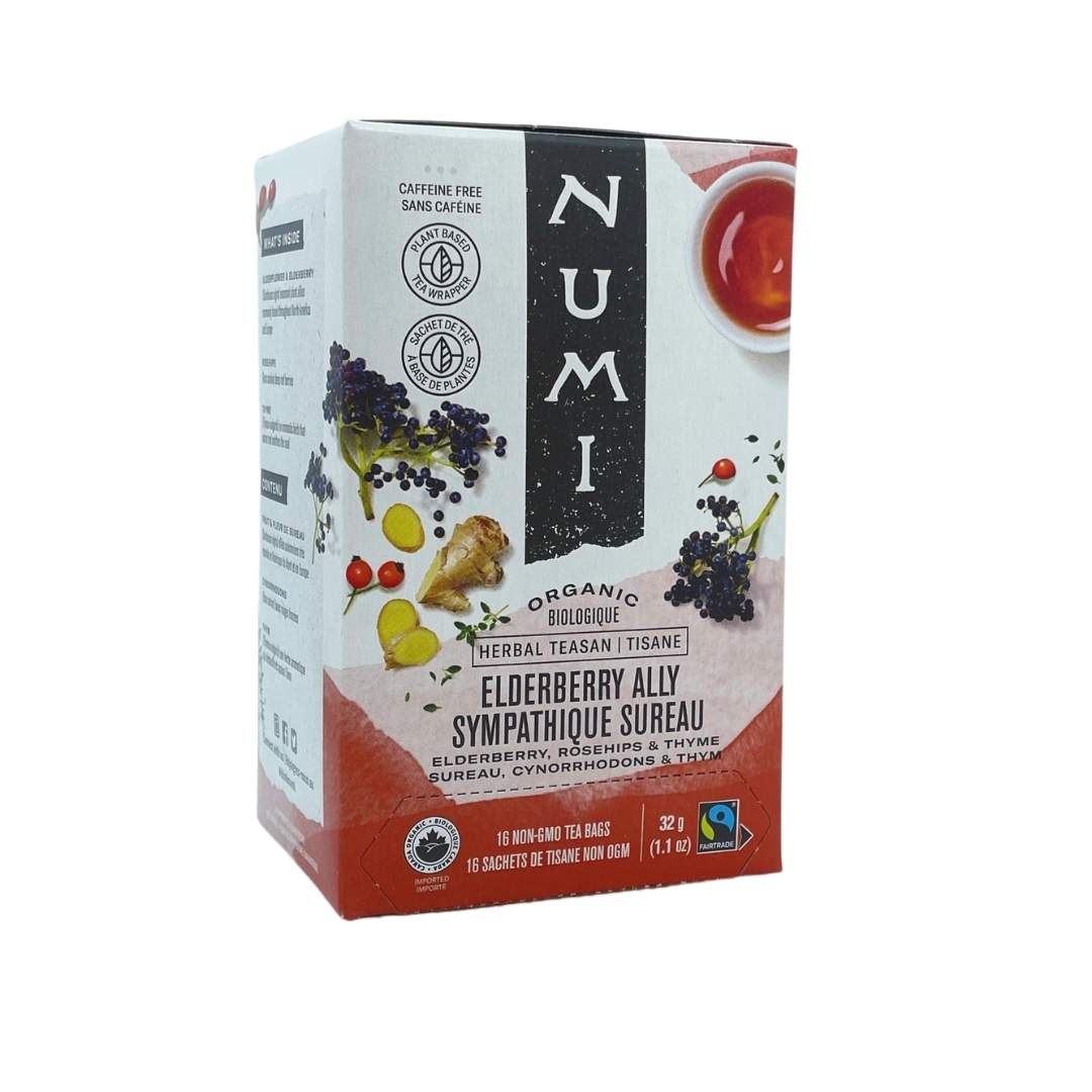 Numi Organic Tea Elderberry Ally (16 Bags) - Lifestyle Markets