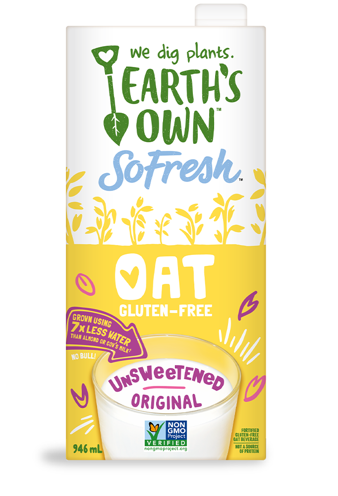 Earth's Own Oat Milk Original Unsweetened (946ml) - Lifestyle Markets