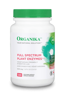 Organika Full Spectrum Plant Enzymes (120 VCaps) - Lifestyle Markets