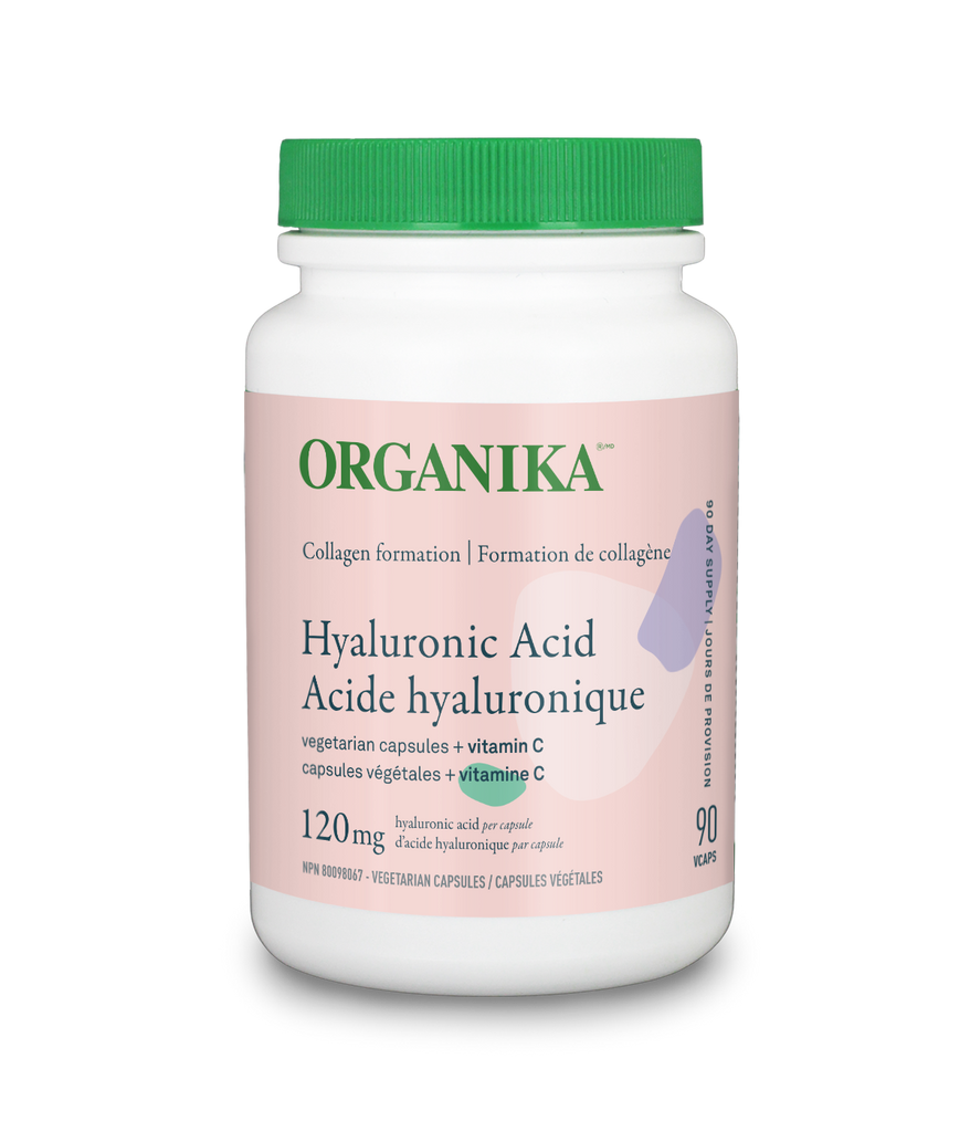 Organika Hyaluronic Acid + Vitamin C (90 vcaps) - Lifestyle Markets
