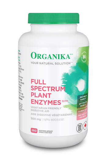 Organika Full Spectrum Plant Enzymes (260 VCaps) - Lifestyle Markets