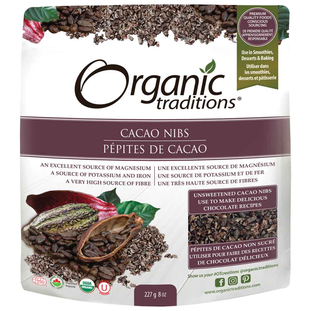 Organic Traditions Cacao Nibs (227g) - Lifestyle Markets
