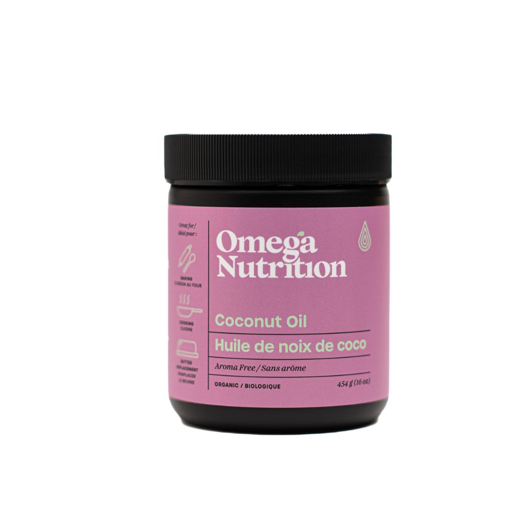 Omega Nutrition Certified Organic Coconut Oil (454g) - Lifestyle Markets
