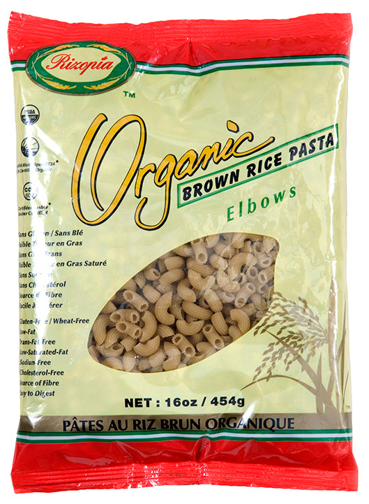 Rizopia Food Products Organic Brown Rice Elbows Pasta (454g) - Lifestyle Markets