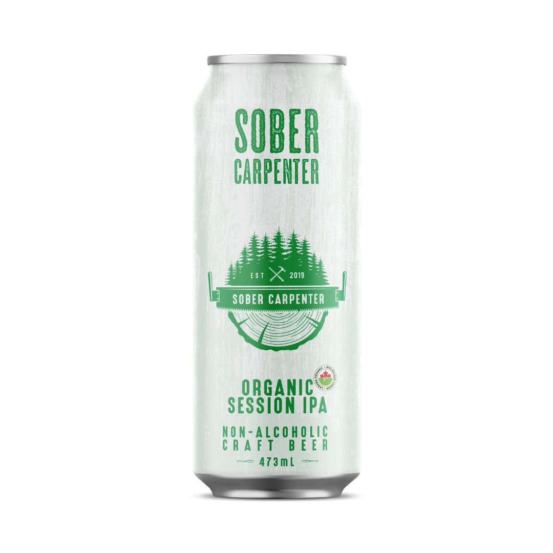 Sober Carpenter Non-Alcoholic Beer - Organic Session IPA (473ml) - Lifestyle Markets