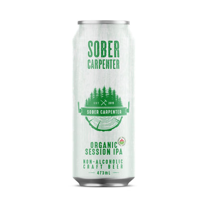 Sober Carpenter Non-Alcoholic Beer - Organic Session IPA (473ml) - Lifestyle Markets