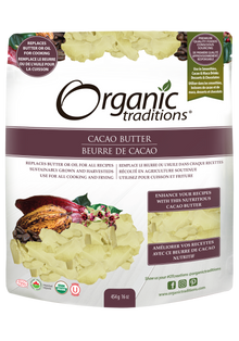 Organic Traditions Organic Cacao Butter (454g) - Lifestyle Markets