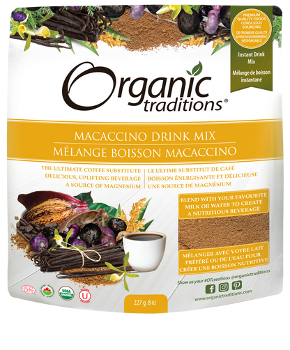 Organic Traditions Macaccino Drink (227g) - Lifestyle Markets