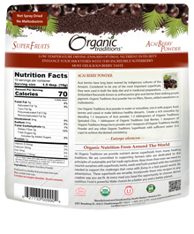 Organic Traditions Acai Powder (100g) - Lifestyle Markets