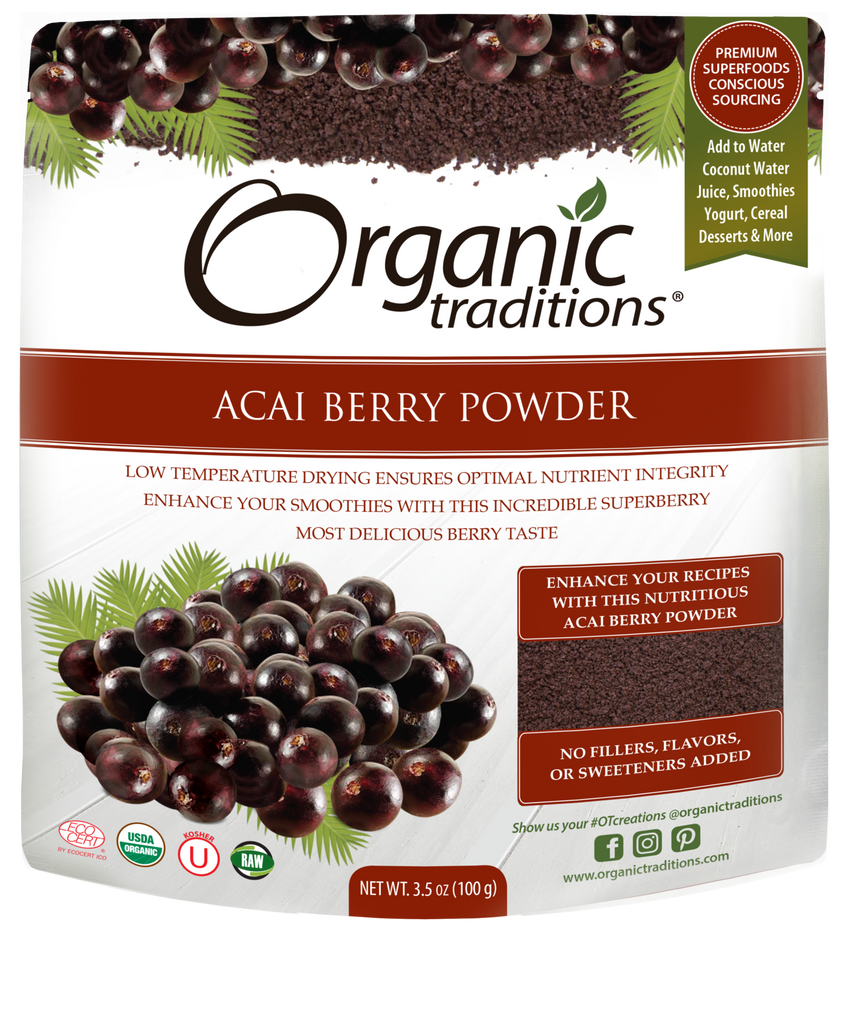 Organic Traditions Acai Powder (100g) - Lifestyle Markets