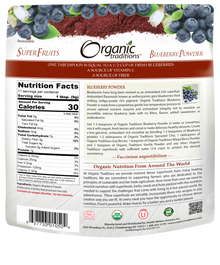 Organic Traditions Blueberry Powder (100g) - Lifestyle Markets