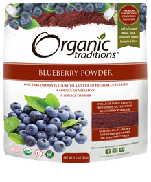 Organic Traditions Blueberry Powder (100g) - Lifestyle Markets