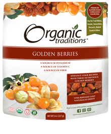 Organic Traditions Organic Golden Berries (227g) - Lifestyle Markets