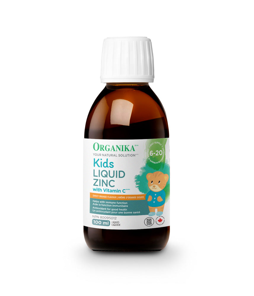 Organika Kids Liquid Zinc with Vitamin C (100ml) - Lifestyle Markets