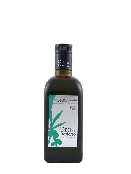 Oro del Desierto Organic Extra Virgin Olive Oil (500ml) - Lifestyle Markets