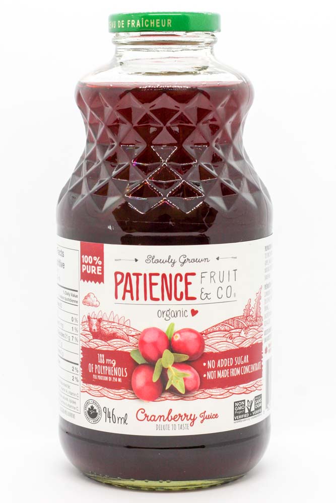 Patience Fruit & Co. Organic Pure Cranberry Juice (1L) - Lifestyle Markets