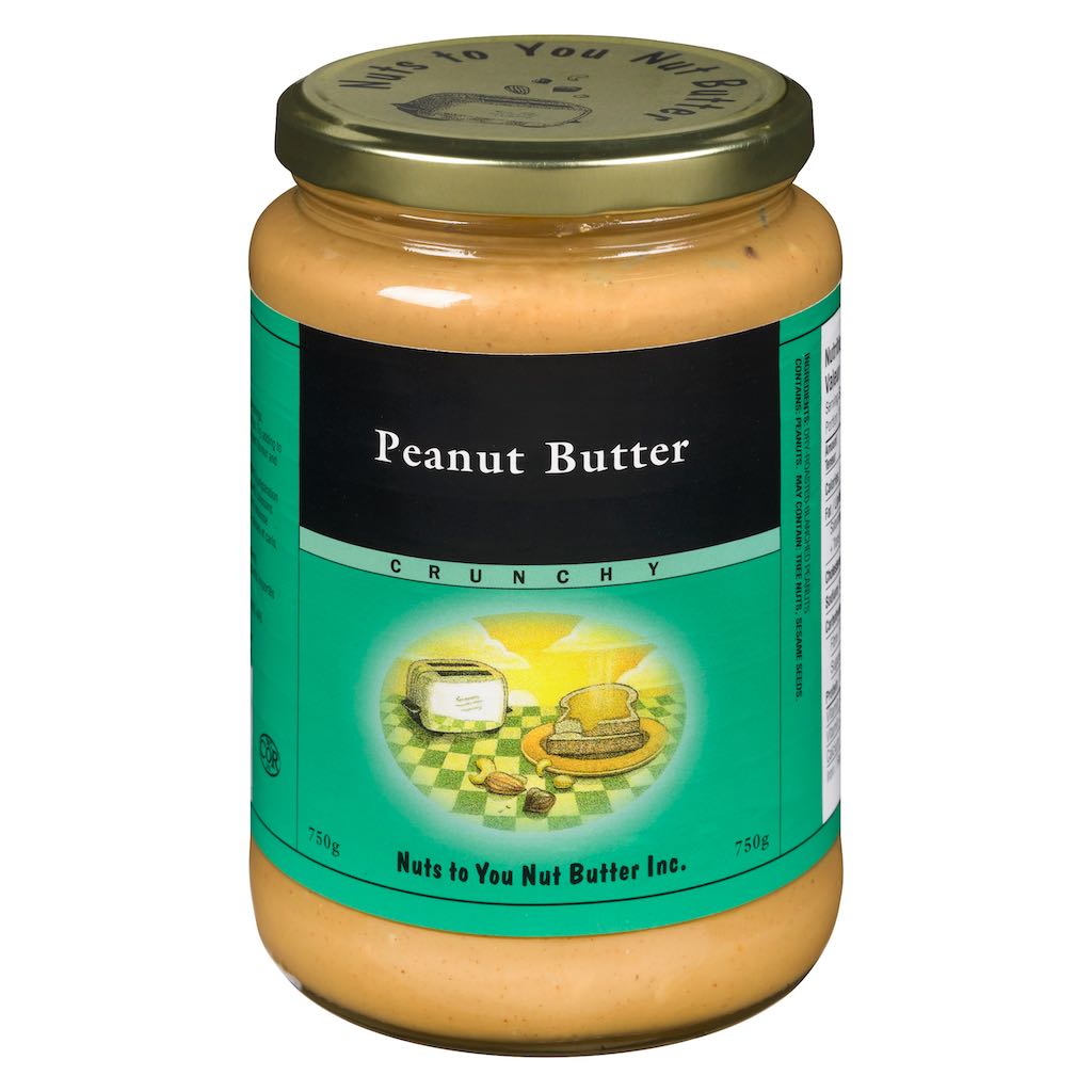 Nuts To You Peanut Butter - Crunchy (750g) - Lifestyle Markets