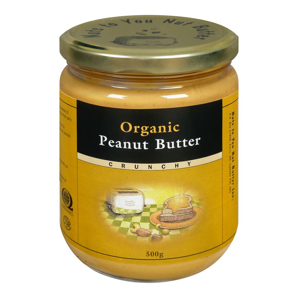 Nuts To You Organic Peanut Butter - Crunchy (500g) - Lifestyle Markets
