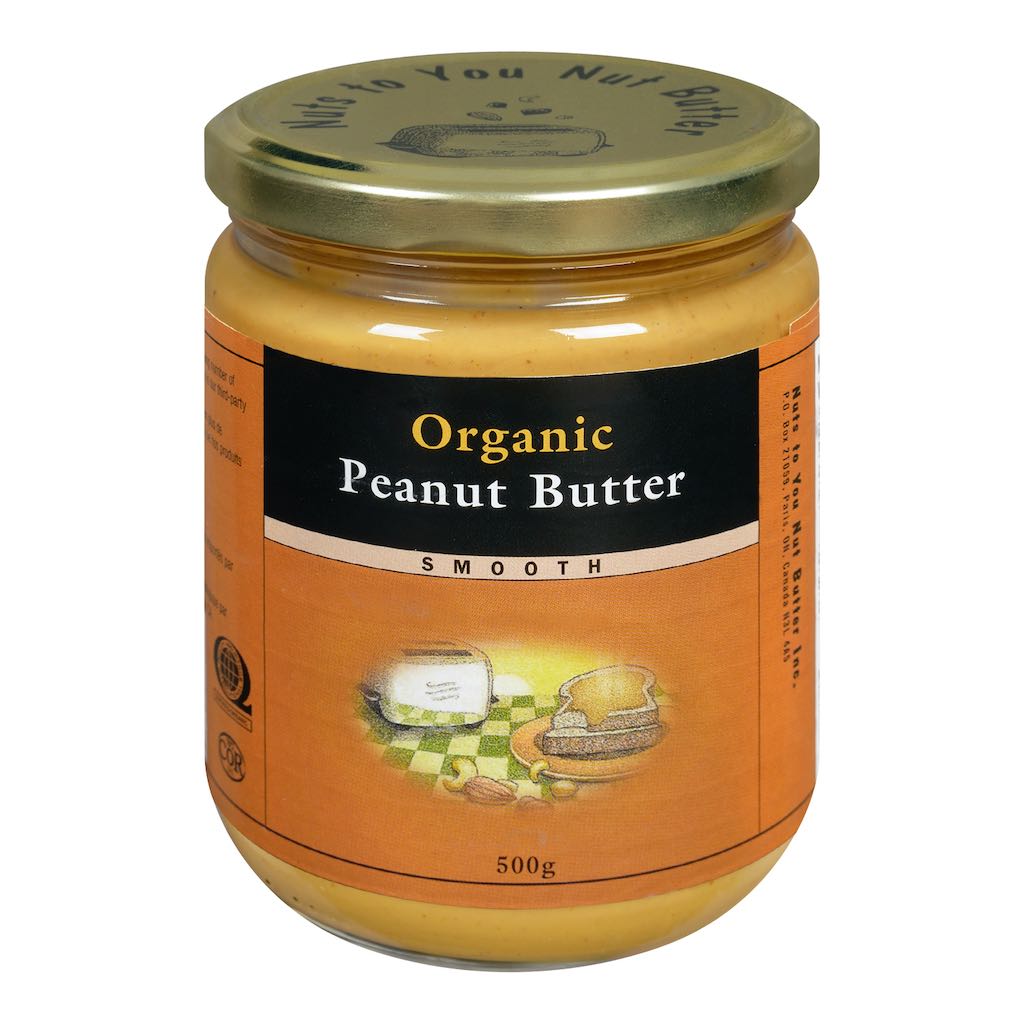 Nuts To You Organic Peanut Butter Smooth (500g) Lifestyle Markets